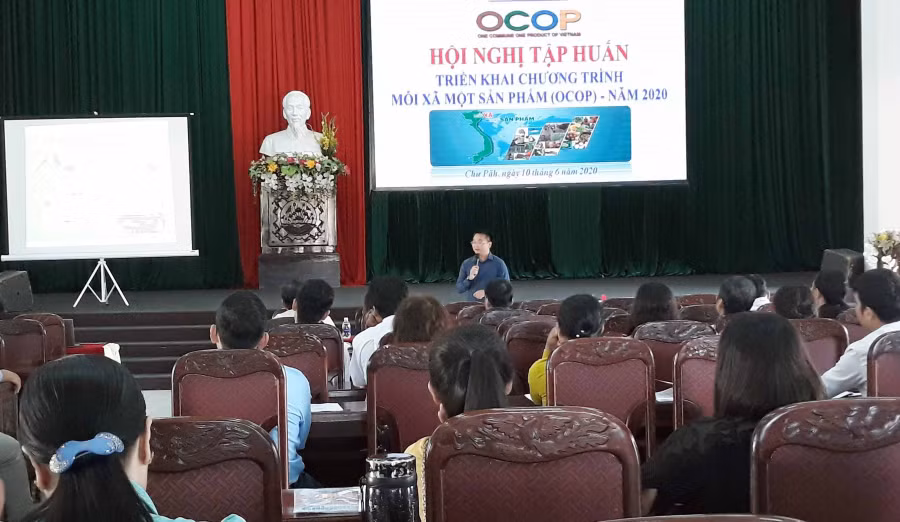 Quang cảnh buổi tập huấn. Ảnh: Ngọc Sang