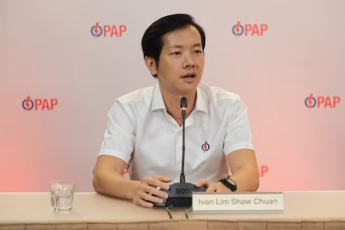 Ông Ivan Lim Shaw Chuan, ứng viên vừa rút lui của đảng cầm quyền PAP. Ảnh: Twitter