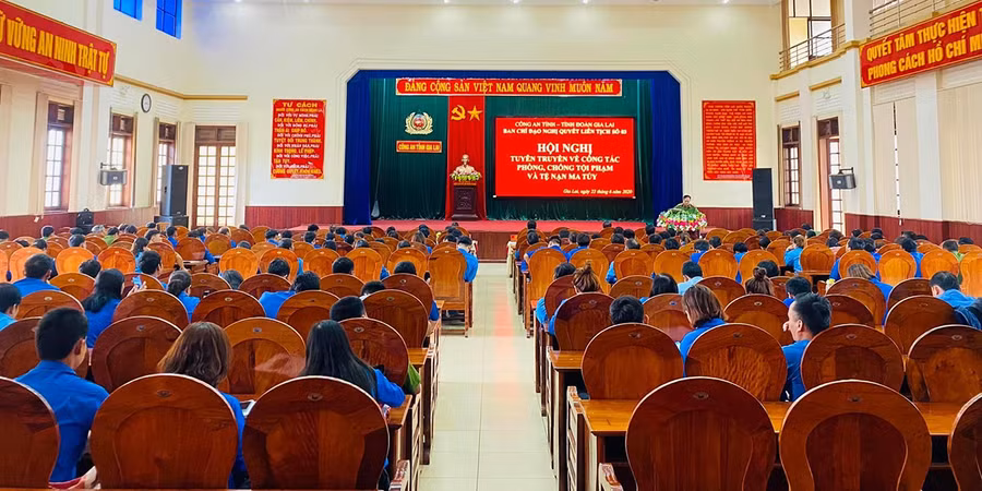 Quang cảnh hội nghị tuyên truyền. Ảnh: P.L