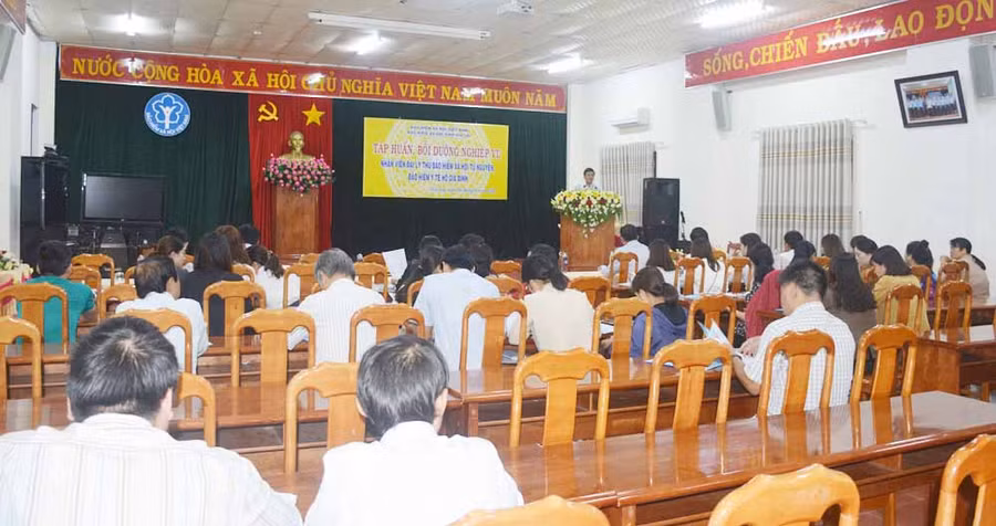Quang cảnh buổi tập huấn. Ảnh: Như Nguyện