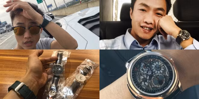 Không chỉ mê xe, Cường Đô la còn thích sưu tầm đồng hồ hàng hiệu