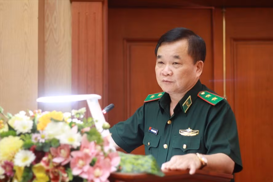  Trung tướng Hoàng Xuân Chiến- Tư lệnh Bộ đội Biên phòng. Ảnh T.Vương