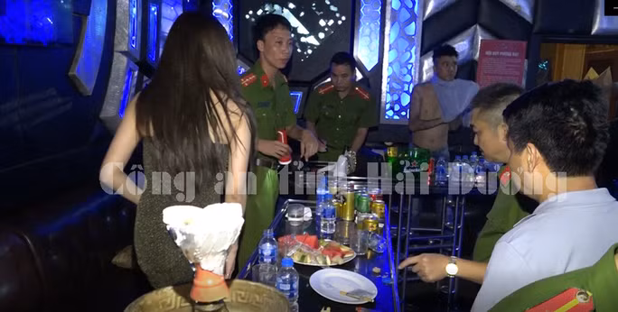 Hiện trường quán Bar Ruby One