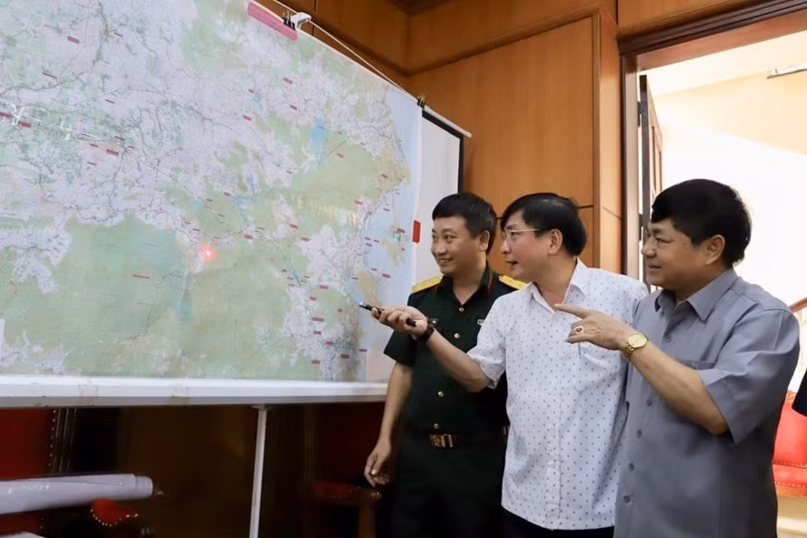 Đa phần các sở ban ngành đều thống nhất lựa chọn phương án xây cao tốc có tổng chiều dài 105km. Ảnh: Hữu Long