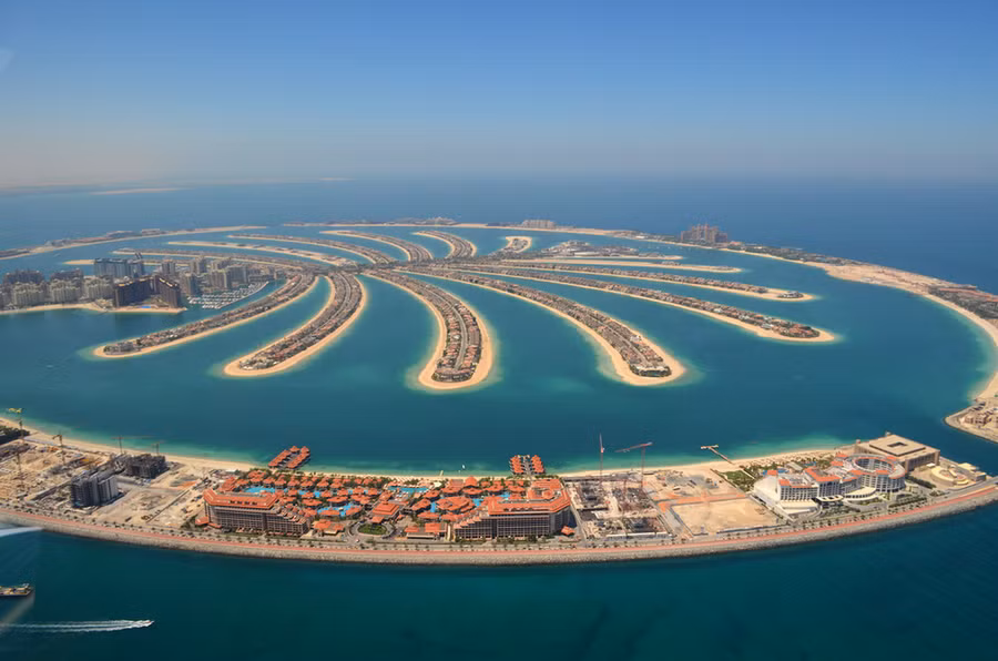 Đảo Cọ The Palm Jumeirah - Ảnh: HỒNG NGỌC