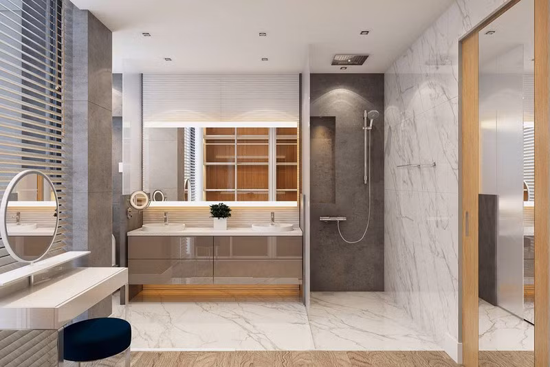  Màu trắng thường là tượng trưng cho mùa đông hoặc là biểu tượng của mùa hè, trong căn phòng này thì nó tượng trưng cho mùa hè, cho sự mát mẻ.
