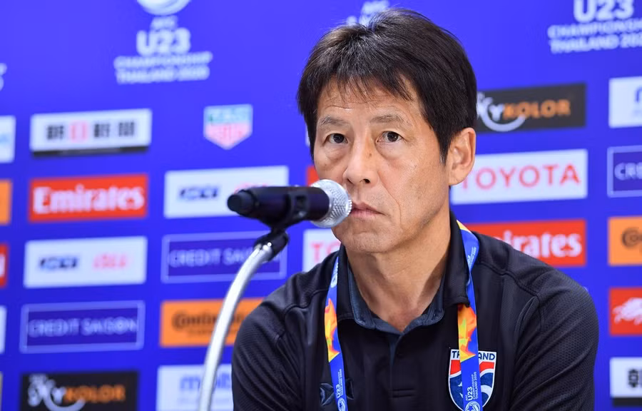  Huấn luyện viên Akira Nishino của U23 Thái Lan. (Nguồn: AFC)