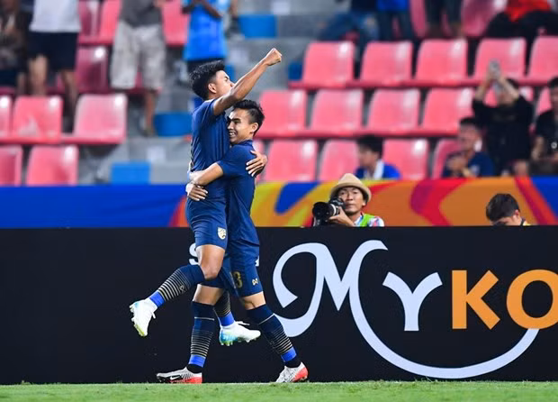 U23 Thái Lan giành vé vào tứ kết U23 châu Á 2020. (Nguồn: AFC)