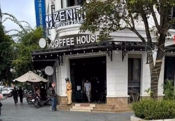 Quán cà phê, nơi xảy ra vụ nổ súng. Ảnh: Facebook