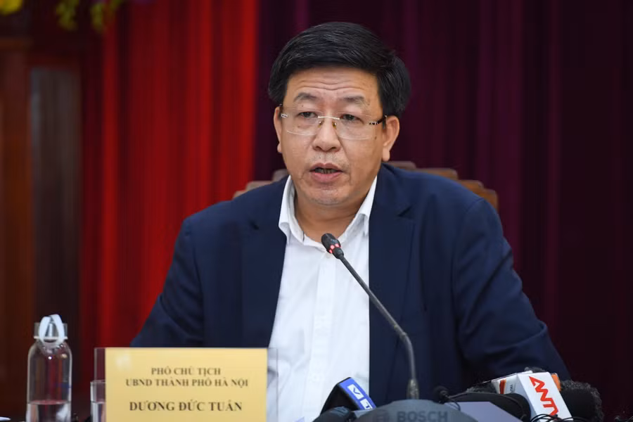 Ông Dương Đức Tuấn, Phó chủ tịch UBND TP.Hà Nội. Ảnh: Thành Chung