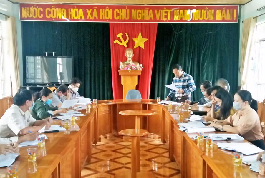 Quang cảnh buổi làm việc. Ảnh: Minh Ngân