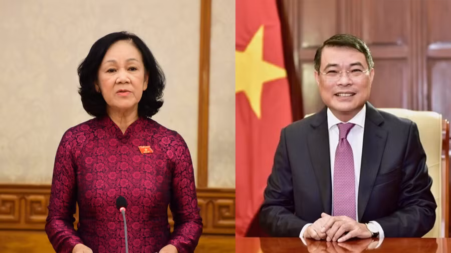 Đồng chí Trương Thị Mai và đồng chí Lê Minh Hưng. Đồng chí Trương Thị Mai và đồng chí Lê Minh Hưng