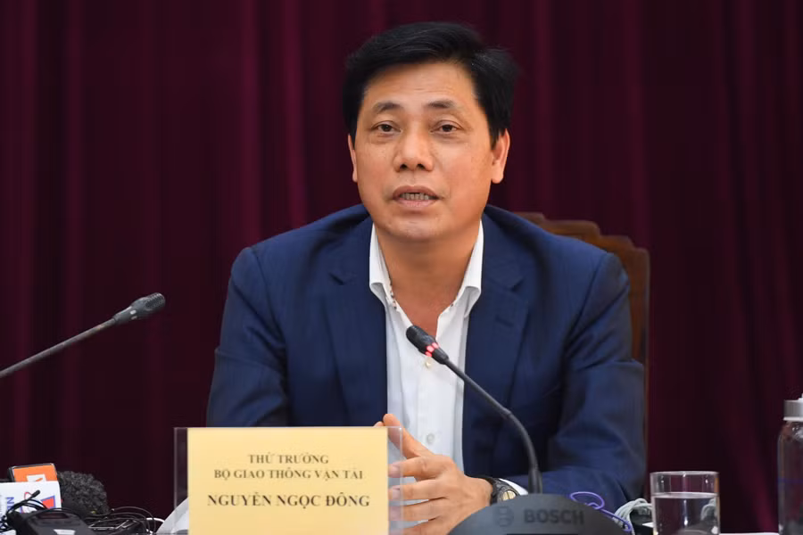  Thứ trưởng Bộ GTVT Nguyễn Ngọc Đông. Ảnh: Thành Chung