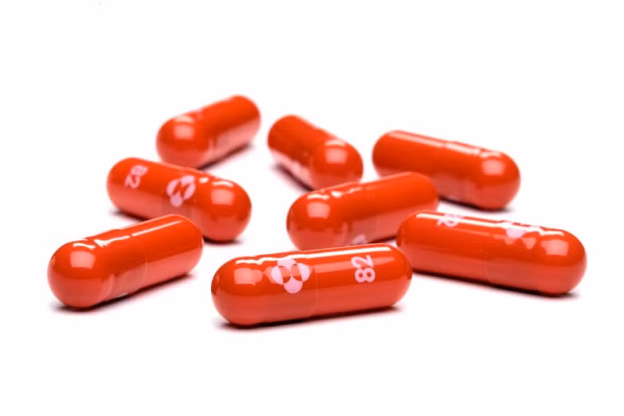 Thuốc molnupiravir của Merck. Ảnh: AFP