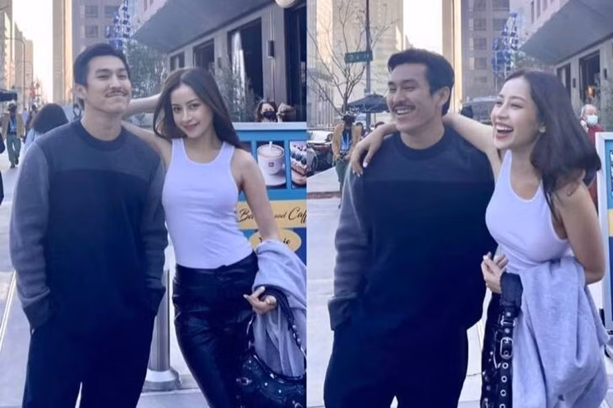 Chi Pu gây chú ý khi tình tứ bên "trai lạ". Ảnh: NVCC Chi Pu gây chú ý khi tình tứ bên