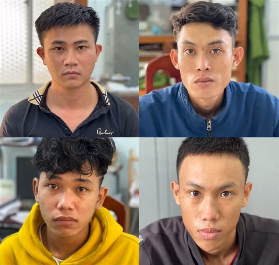 4 bị can trong vụ án. Ảnh: CA