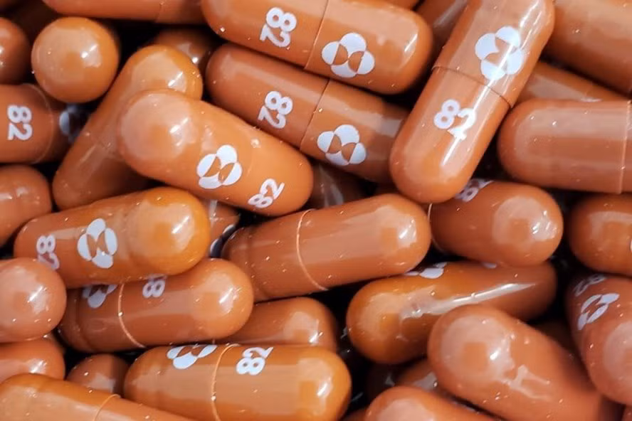 Molnupiravir - thuốc viên trị COVID-19 đầu tiên được cấp phép. Ảnh: Merck
