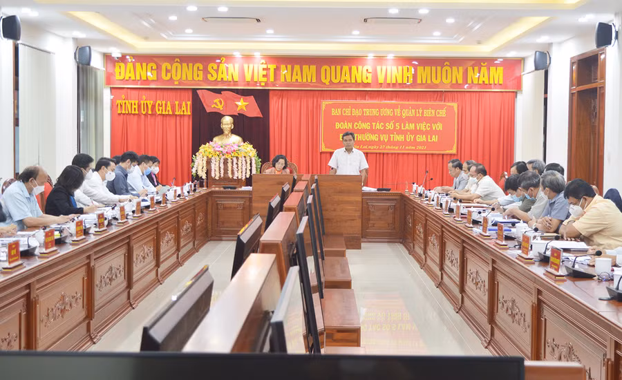 Quang cảnh buổi làm việc. Ảnh: Anh Huy Quang cảnh buổi làm việc. Ảnh: Anh Huy