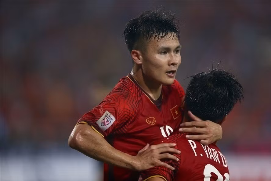 Quang Hải quyết tâm cùng tuyển Việt Nam giành điểm số đầu tiên tại vòng loại World Cup 2022. Ảnh: H.P