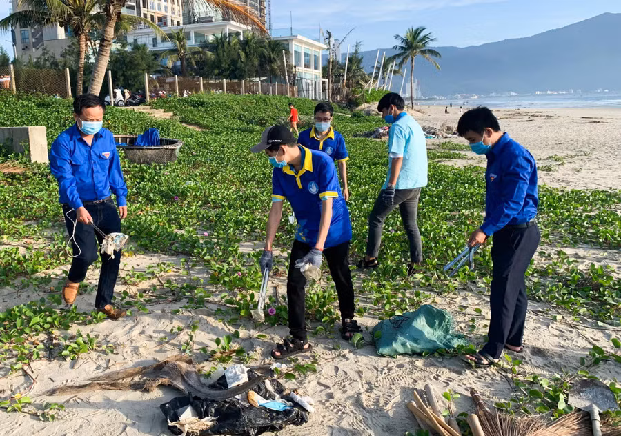 Hơn 100 đoàn viên, thanh niên tại TP.Đà Nẵng ra quân thực hiện chiến dịch 