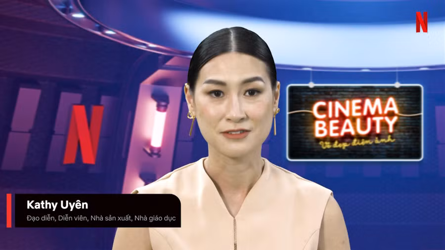 Kathy Uyên nhận xét điện ảnh Việt đã phát triển vượt bậc trong 10 năm qua. Ảnh: NETFLIX