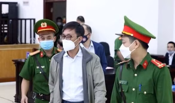 Bị cáo Nguyễn Duy Linh tại phiên toà