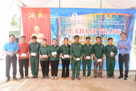 Cao su Chư Sê khánh thành khu nhà ở tập thể dành cho 18 gia đình công nhân