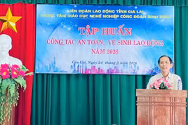 Tập huấn công tác an toàn, vệ sinh lao động cho 132 cán bộ Công đoàn cơ sở