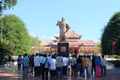 Tượng đài Hoàng đế Quang Trung tại Bảo tàng Quang Trung (xã Tây Sơn, tỉnh Gia Lai) - biểu tượng nhắc nhớ cuộc hành quân thần tốc mùa xuân Kỷ Dậu 1789. Ảnh: Ngọc Nhuận