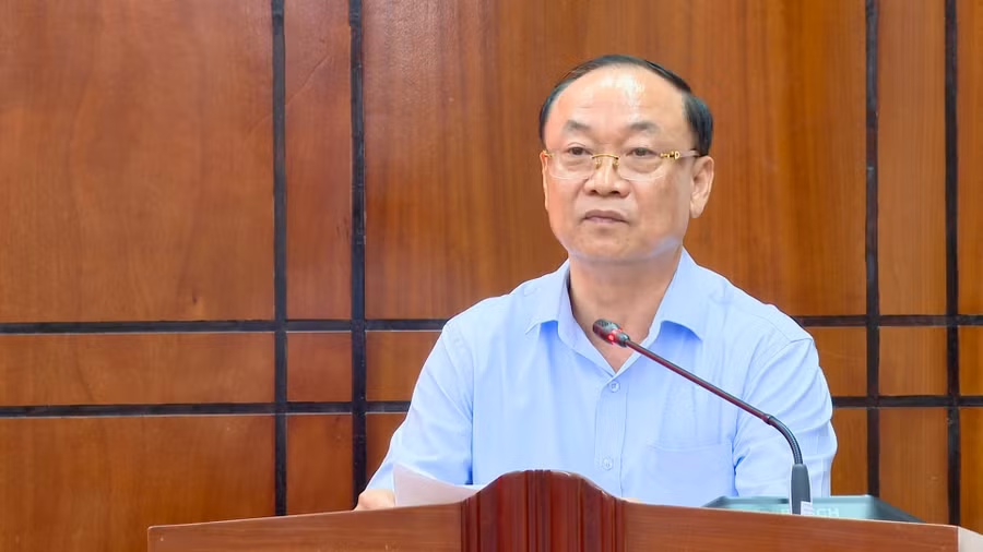 Bí thư Tỉnh ủy Thái Đại Ngọc yêu cầu hai bên duy trì cơ chế phối hợp để phát huy hiệu quả tốt nhất. Ảnh: Nhật Trường