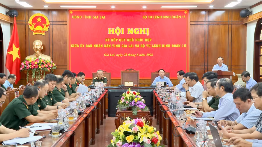 Quang cảnh buổi ký kết. Ảnh: Nhật Trường