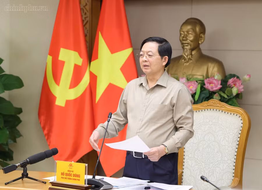 Phó Thủ tướng Hồ Quốc Dũng yêu cầu thực hiện nghiêm “5 không” trong chống khai thác IUU Ảnh: chinhphu.vn/Gia Huy