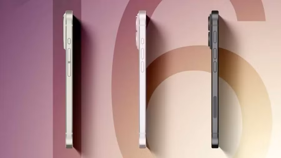 Các góc nhìn khác nhau trong mẫu thiết kế iPhone 16