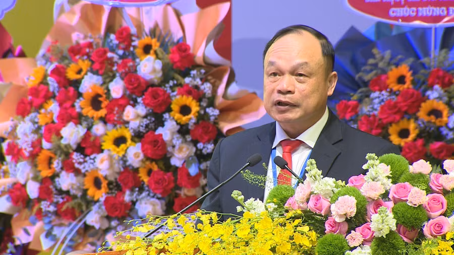 Phó Chủ tịch UBND tỉnh Dương Mah Tiệp phát biểu chỉ đạo Đại hội. Ảnh: Trung Nghĩa