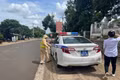 Thí sinh quên giấy báo thi đã được lực lượng CSGT dùng xe chuyên dụng chở về nhà lấy kịp thời. 