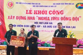 Khởi công “Nhà nghĩa tình đồng đội” cho hội viên khó khăn tại xã Đức Cơ