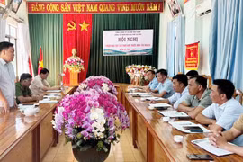 Ia Hrung tăng cường bảo đảm an ninh, trật tự mùa thu hoạch cà phê