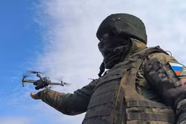 Nga tăng cường sử dụng UAV trong các cuộc tập kích Ukraine. Ảnh: TASS