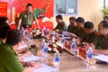 Cục trưởng Cục An ninh nội địa, Bộ Công an thăm và làm việc tại Công an xã biên giới Ia Nan