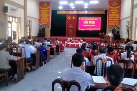 Ban chấp hành Đảng bộ xã Kbang khóa I tổ chức hội nghị lần thứ 5