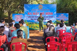 Phường Pleiku ra mắt mô hình nông dân tham gia bảo vệ môi trường