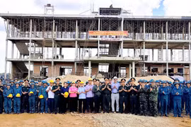 Gia Lai: Ra quân hỗ trợ xây dựng Trường Nội trú liên cấp xã Ia Mơ