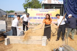 Hoài Nhơn Đông: Khởi công xây dựng nhà Đại đoàn kết, lan tỏa nghĩa tình cộng đồng