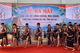 Phường Hội Phú ra mắt Câu lạc bộ Cồng chiêng, múa xoang làng Ngó