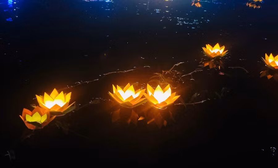 tung-chiec-den-hoa-dang-duoc-tha-xuong-dong-suoi.jpg