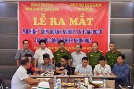 Ra mắt mô hình “Cụm doanh nghiệp an toàn phòng cháy chữa cháy” tại Khu công nghiệp Nhơn Hòa
