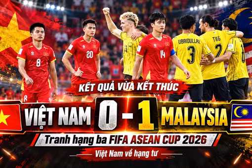 Việt Nam 0-1 Malaysia: VAR từ chối phạt đền, thầy trò Kim Sang-sik về thứ tư