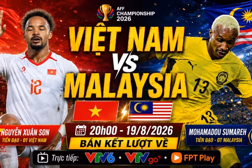 Việt Nam vs Malaysia 20h ngày 19/8: Link trực tiếp, nhận định dự đoán