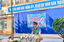 Hơn 300 học sinh xã Chư Păh được tuyên truyền về phòng, chống bạo lực học đường
