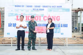 Xã Ia Hiao khởi công xây dựng nhà ở cho các hộ dân vùng thiên tai